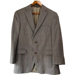 Jack‎ Victor Collection Mens 100% Wool Houndstooth Sport Coat Size 39R